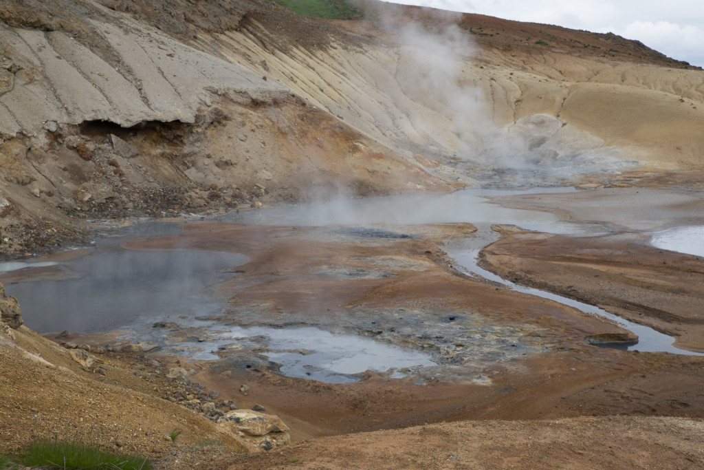 Seltun geothermal area in the southwest rift zone