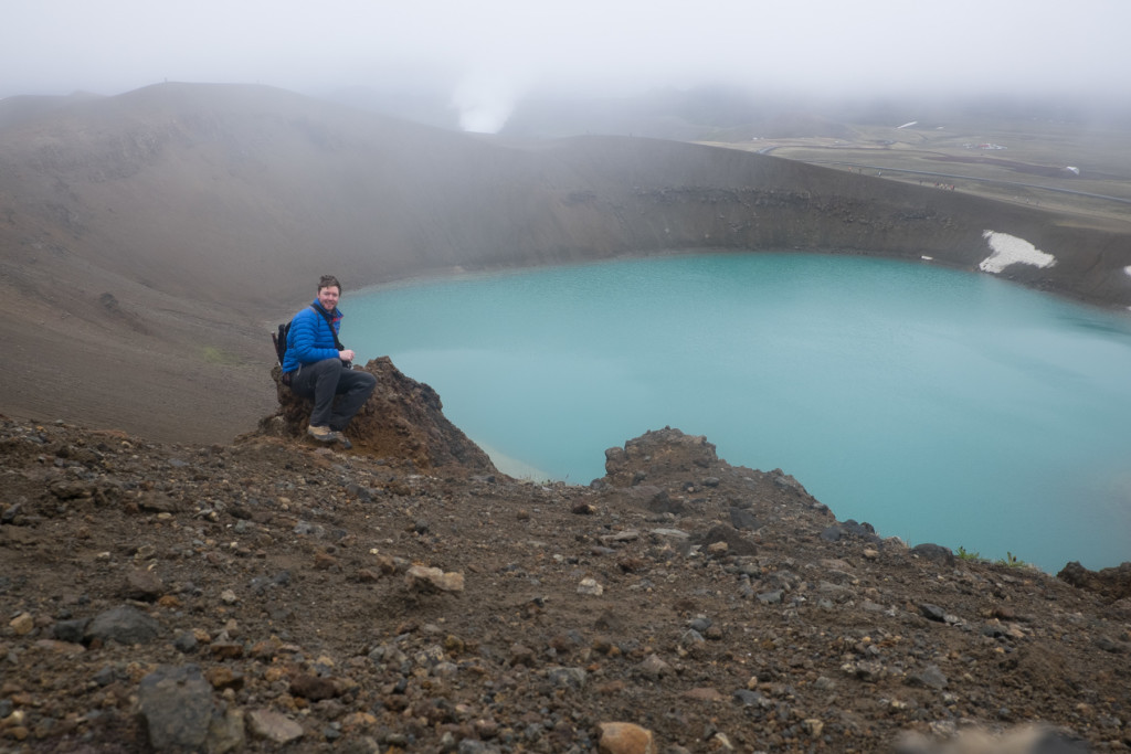 Photo 9. The Viti Maar, crater from an explosion of superheated groundwater in 1875.